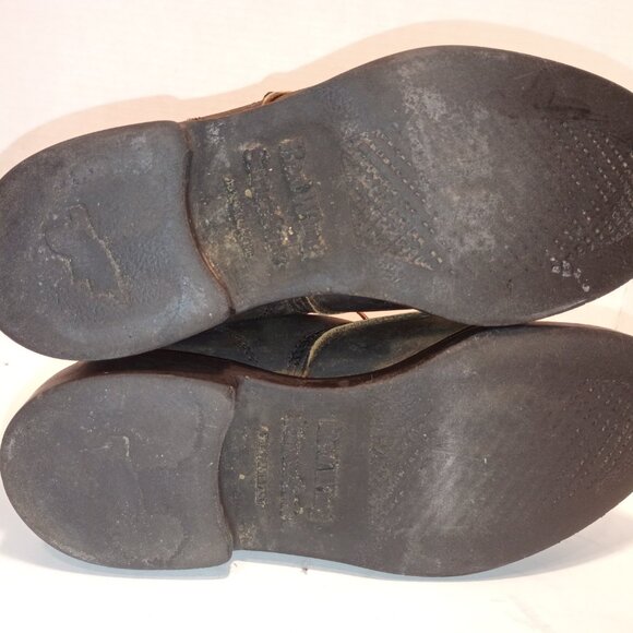 Vintage RED WING Boots Men 9D Black Leather Lace-up Logger Max 24193 Moto Grunge - Picture 15 of 15